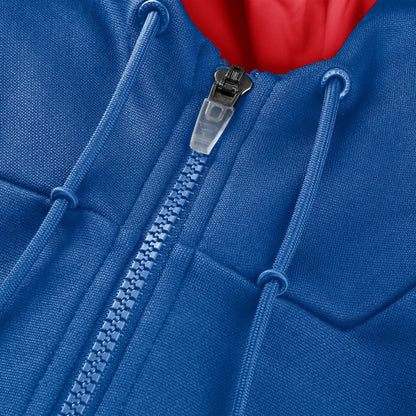 Buffalo Bills Checkdown Pass Full-Zip Hoodie - Royal sale