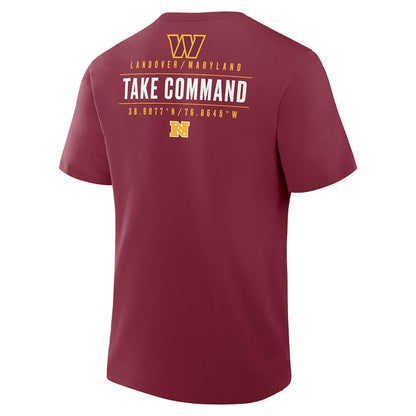 Washington Commanders Passing Pocket Legacy T-Shirt - Burgundy online