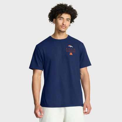 Denver Broncos Passing Pocket Legacy T-Shirt - Navy discount