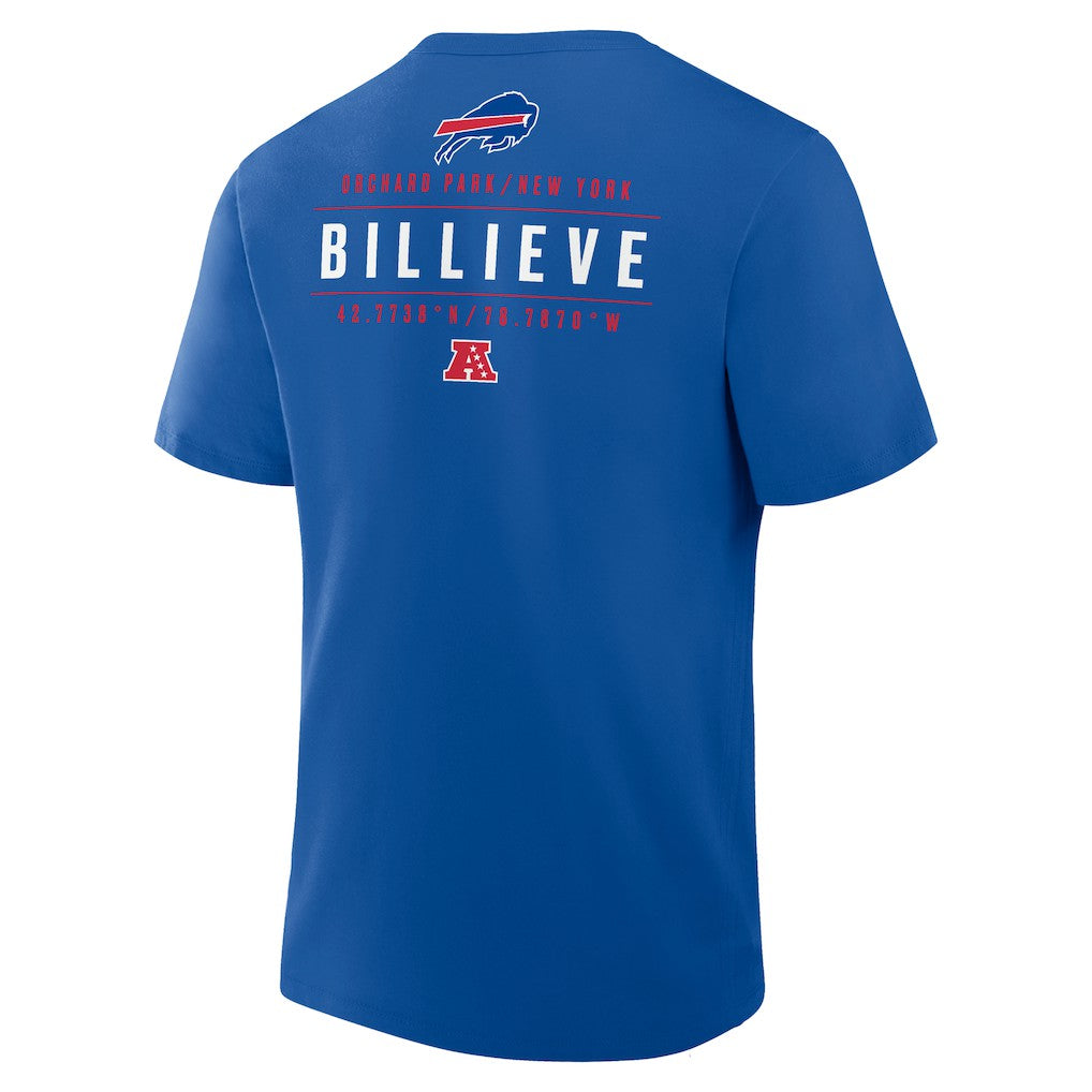 Buffalo Bills Passing Pocket Legacy T-Shirt - Royal discount