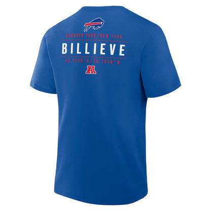 Buffalo Bills Passing Pocket Legacy T-Shirt - Royal discount