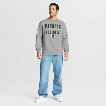 Green Bay Packers Powerful Throw Legacy Pullover Sweatshirt - Heather Gray outlet