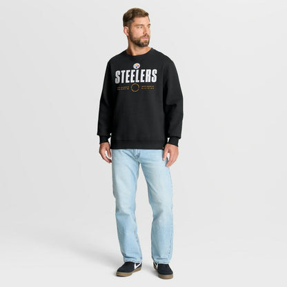Pittsburgh Steelers Direct Handoff Legacy Pullover Sweatshirt - Black for sale
