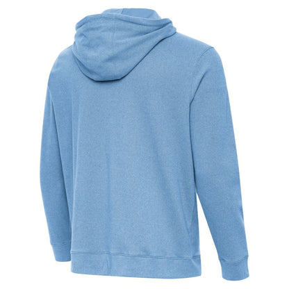 Washington Nationals Antigua Cloud Pullover Hoodie - Heather Powder Blue