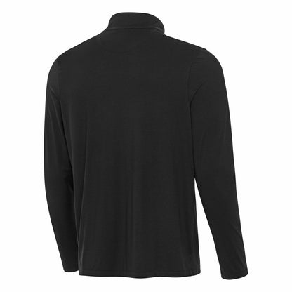 New York Mets Antigua Content Quarter-Zip Top - Black