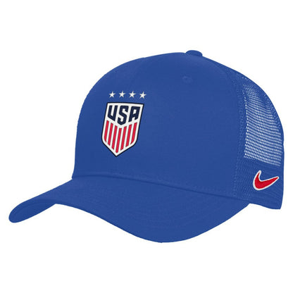 USWNT Unisex Rise Adjustable Trucker Hat - Blue | Nike discount