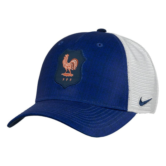 France National Team Unisex Rise Printed Trucker Adjustable Hat - Navy | Nike sale