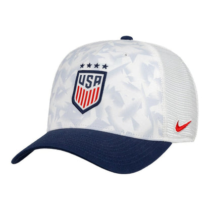USWNT Unisex Rise Printed Trucker Adjustable Hat - White | Nike cheap