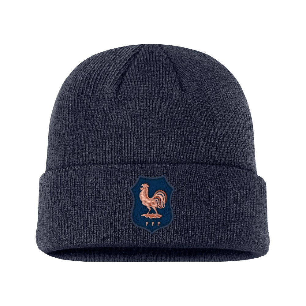 France National Team Unisex Terra Cuffed Knit Hat - Navy | Nike outlet