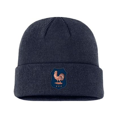 France National Team Unisex Terra Cuffed Knit Hat - Navy | Nike outlet