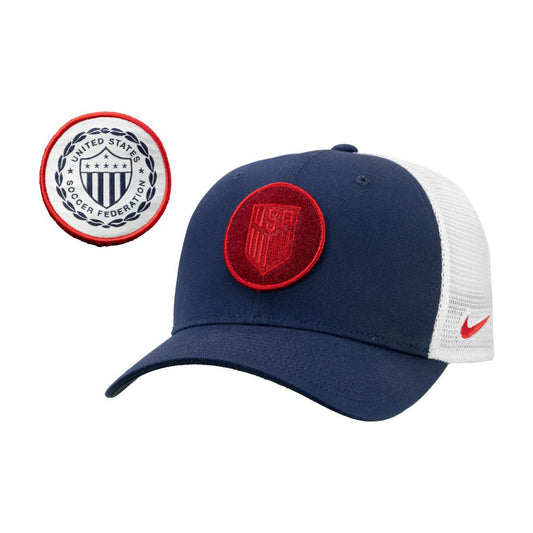 USMNT Unisex Rise Trucker Adjustable Hat - Navy | Nike shop