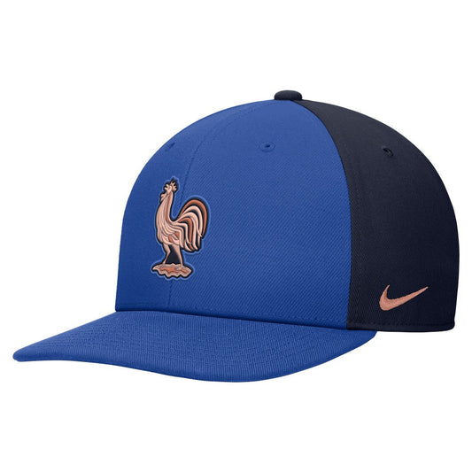 France National Team Unisex Pro Flatbill Snapback Hat - Blue | Nike cheap