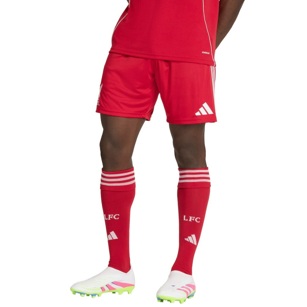 Liverpool 2025/26 Home AEROREADY Replica Shorts - Red | Adidas for sale