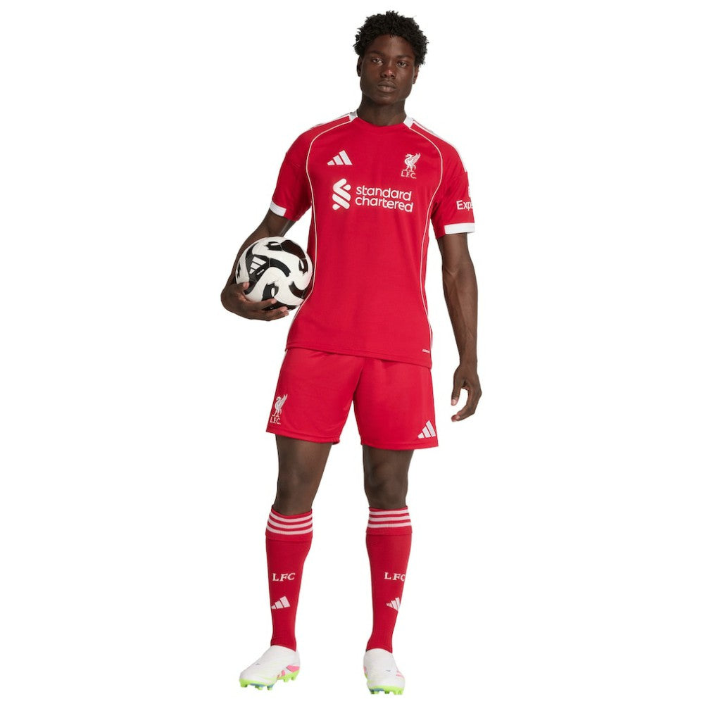 Liverpool 2025/26 Home AEROREADY Replica Shorts - Red | Adidas for sale