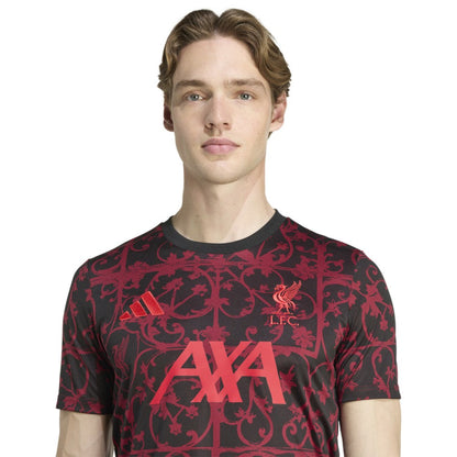 Liverpool 2025/26 AEROREADY Pre-Match Top - Black | Adidas cheap
