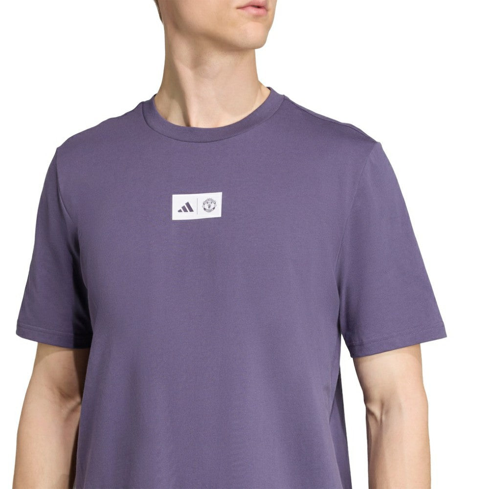 Manchester United Jersey Hook T-Shirt - Purple | Adidas on sale
