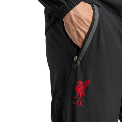 Liverpool 2025/26 Tiro Vis Tech Travel Pants - Black | Adidas for sale