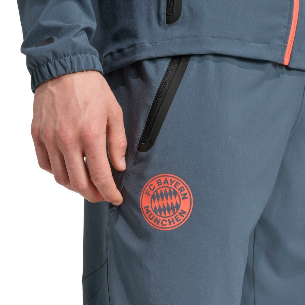 Bayern Munich 2025/26 Tiro Vis Tech AEROREADY Travel Pants - Gray | Adidas discount