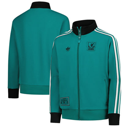 Liverpool Youth Terrace Icons Full-Zip Track Jacket - Green | Adidas outlet
