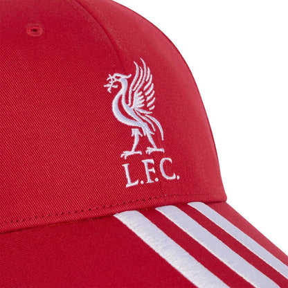 Liverpool Unisex Three-Stripe Dad Adjustable Hat - Red | Adidas for sale