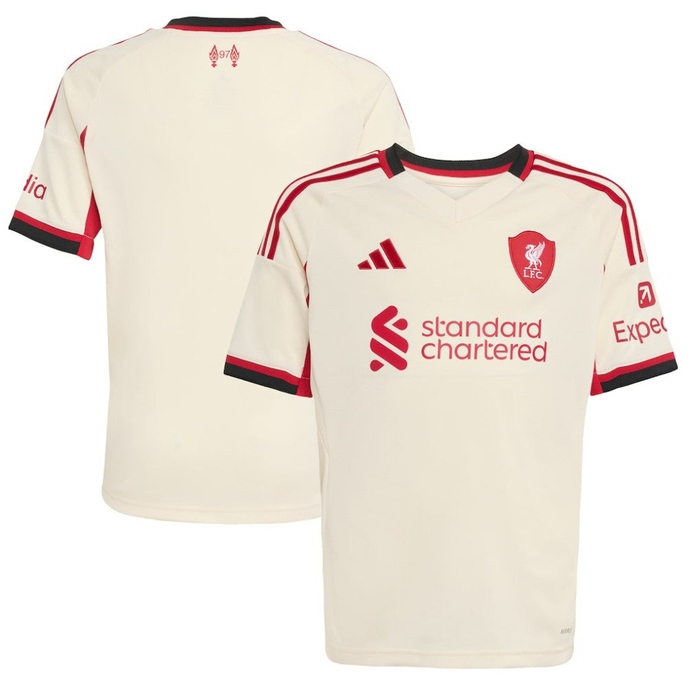 Liverpool Youth 2025/26 Away Replica Jersey - White | Adidas sale