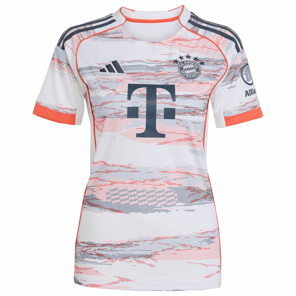 Bayern Munich Women's 2025/26 Away Replica Jersey - White | Adidas shop