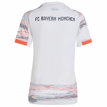 Bayern Munich Women's 2025/26 Away Replica Jersey - White | Adidas shop
