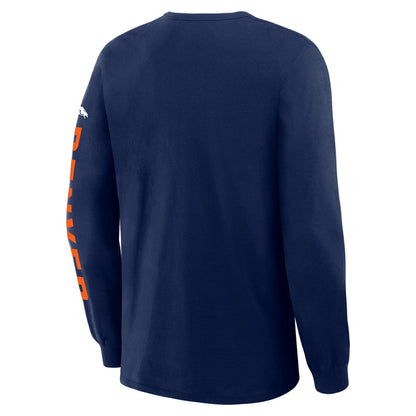 Denver Broncos Hometown Sweep Legacy Long Sleeve T-Shirt - Navy for sale