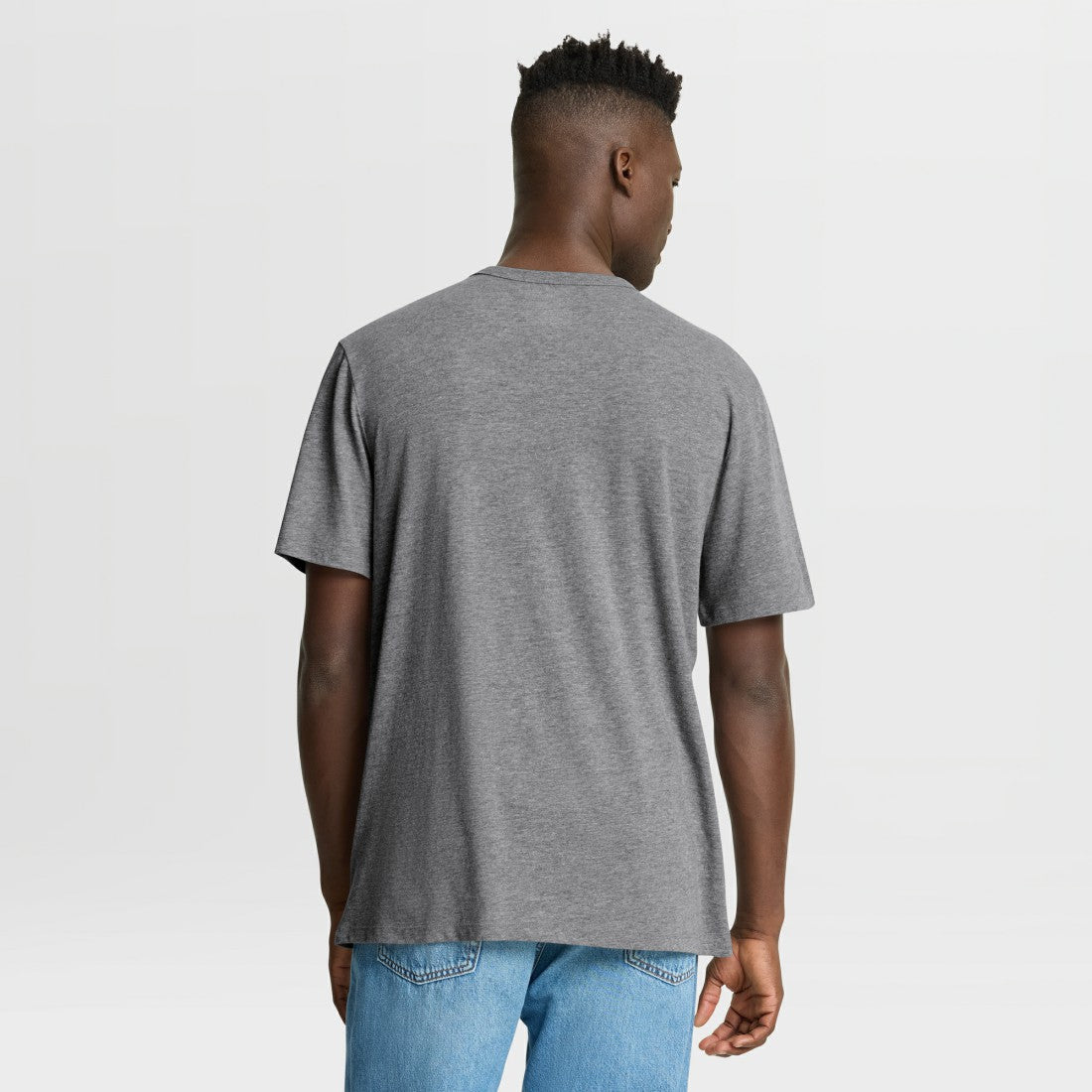 Denver Broncos First Down Tribute Tri-Blend T-Shirt - Heather Gray discount
