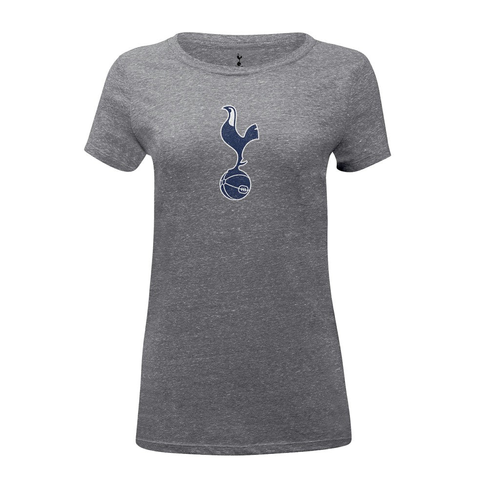 Tottenham Hotspur 1863FC Women's Color Badge Tri-Blend T-Shirt - Heather Gray sale