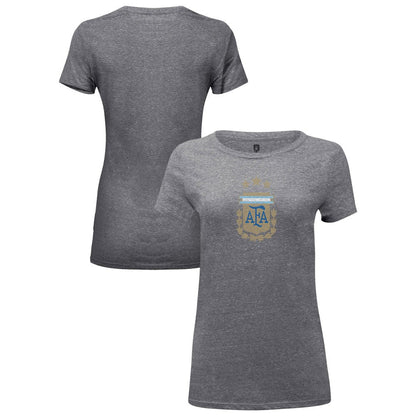 Argentina National Team 1863FC Women's Color Badge Tri-Blend T-Shirt - Heather Gray outlet