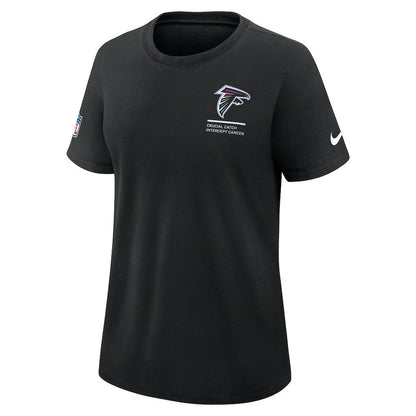 Atlanta Falcons Women's 2025 NFL Crucial Catch Tri-Blend Dri-FIT T-Shirt - Black | Nike cheap