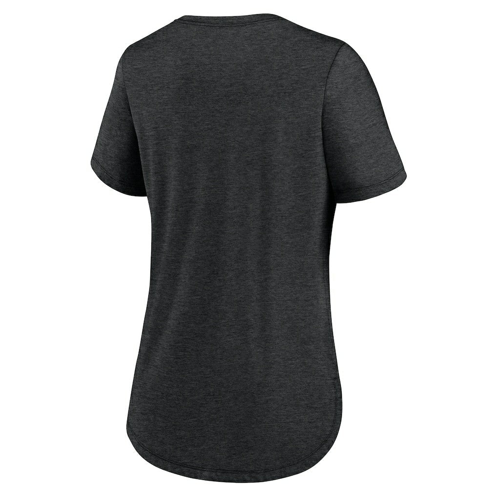 Las Vegas Raiders Women's Script Tri-Blend T-Shirt - Black | Nike for sale