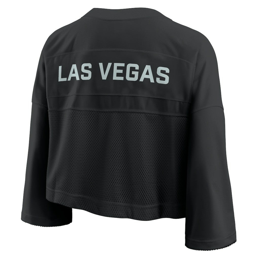 Las Vegas Raiders Women's Primetime Cropped Mesh Dri-FIT Fashion Jersey - Black | Nike sale