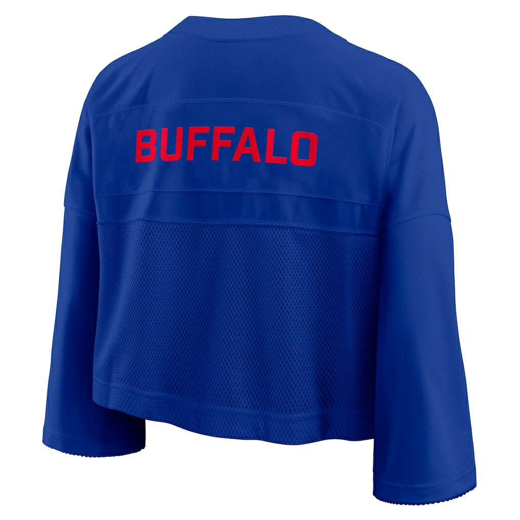 Buffalo Bills Women's Primetime Cropped Mesh Dri-FIT Fashion Jersey - Royal | Nike cheap