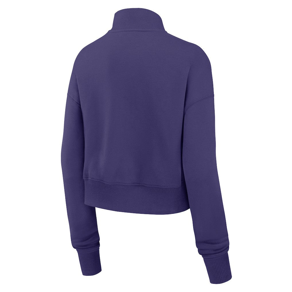 Baltimore Ravens Women's Primetime Phoenix Half-Zip Sweatshirt - Purple | Nike discount