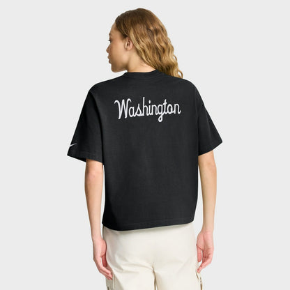 Washington Commanders Women's Rewind Pocket Boxy T-Shirt - Black | Nike discount