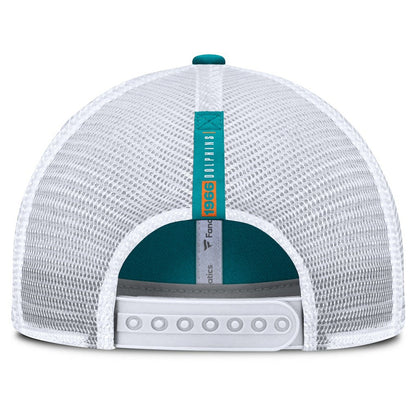 Miami Dolphins Reverse Trucker Adjustable Hat - Aqua/White for sale
