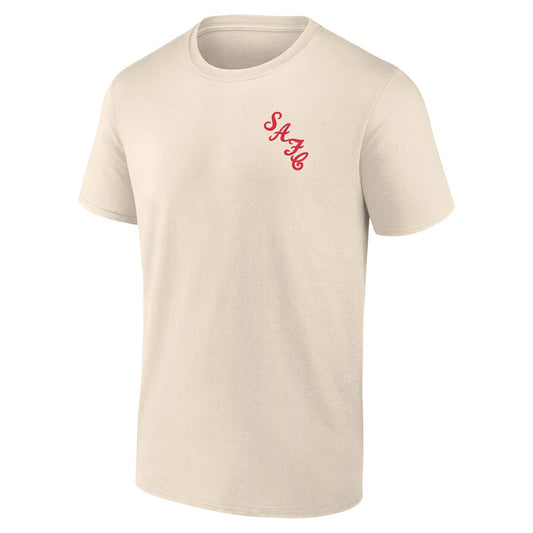 Sunderland Essentials Small Crest Vintage Logo T-Shirt / Whitecap Gray / Mens on sale