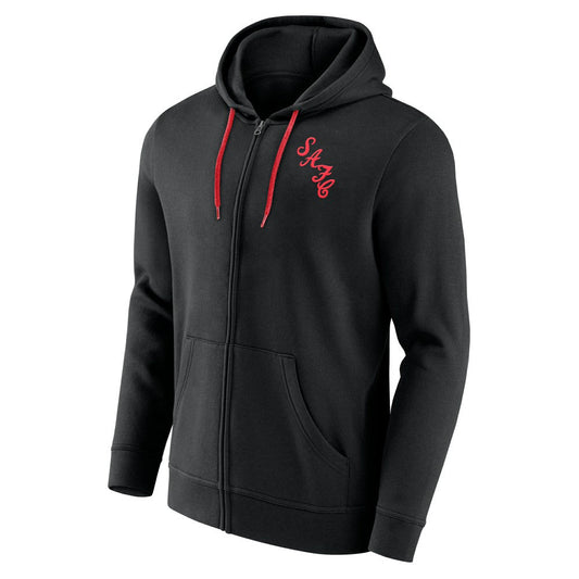 Sunderland Essentials Small Crest Full Zip Hoodie / Black / Mens outlet