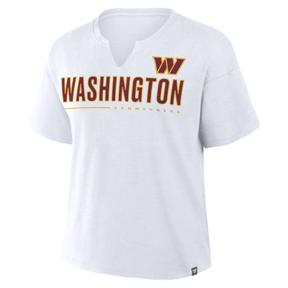 Washington Commanders Women's Redzone Slub Boxy T-Shirt - White online