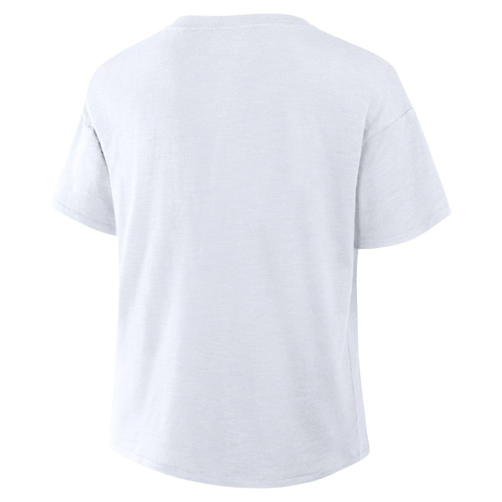 Los Angeles Rams Women's Redzone Slub Boxy T-Shirt - White cheap