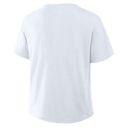 Jacksonville Jaguars Women's Redzone Slub Boxy T-Shirt - White on sale