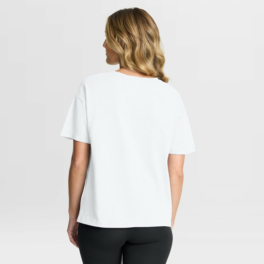 Cleveland Browns Women's Redzone Slub Boxy T-Shirt - White sale
