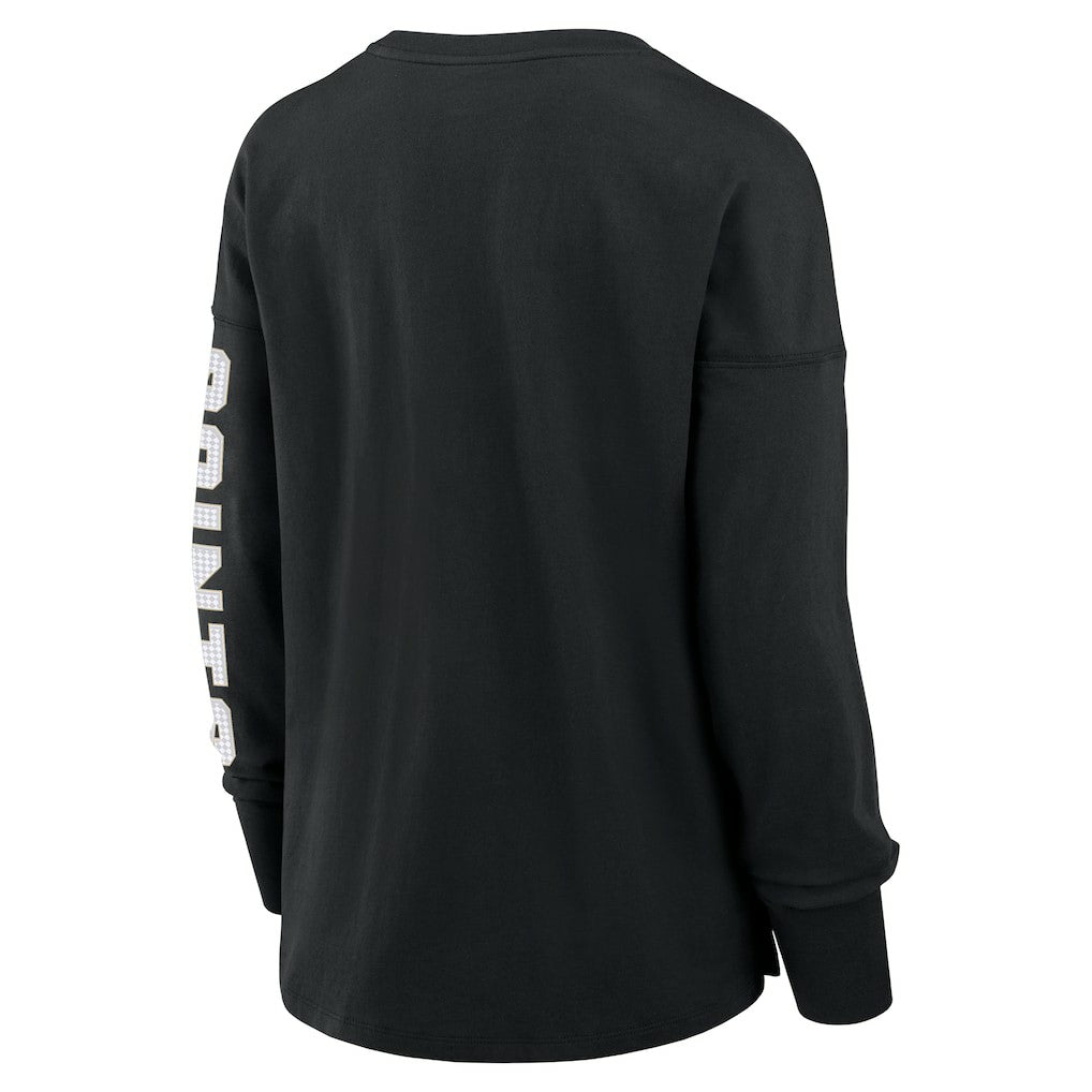 New Orleans Saints Women's Hometown Legacy Long Sleeve T-Shirt - Black cheap