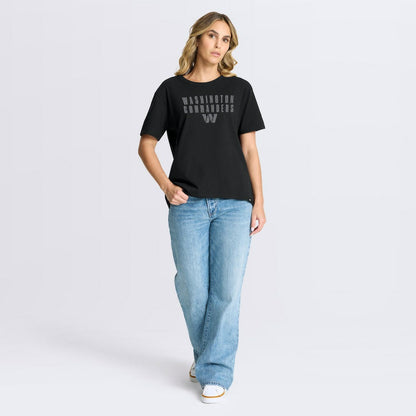 Washington Commanders Women's Blackout Kneel Down Legacy T-Shirt - Black online