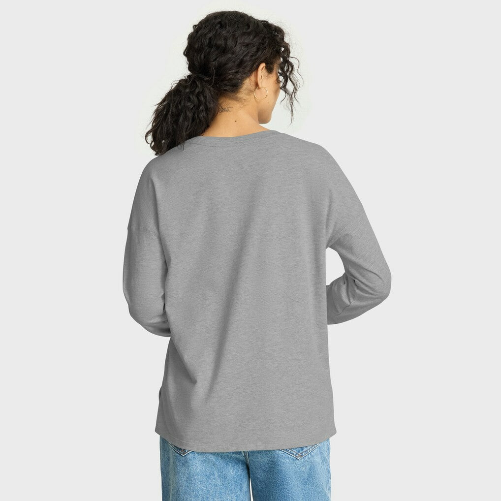 New Orleans Saints Women's Hometown Legacy Long Sleeve T-Shirt - Heather Gray cheap