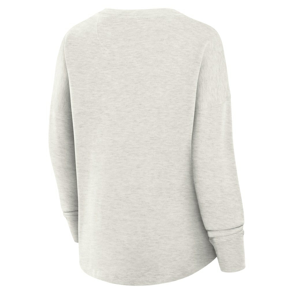 Green Bay Packers Women's Oversized Hometown Pullover Sweatshirt - Heather Gray cheap