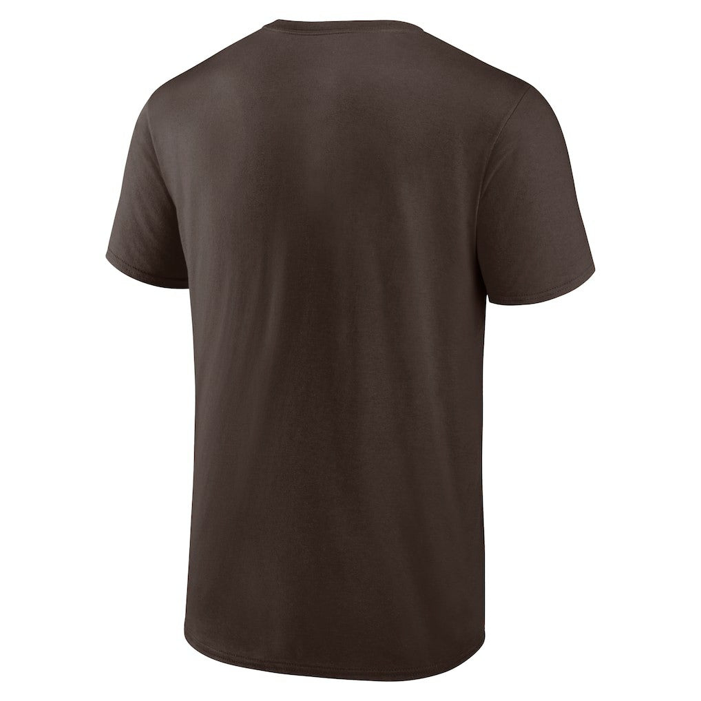 Cleveland Browns Chrome Dimension T-Shirt - Brown discount