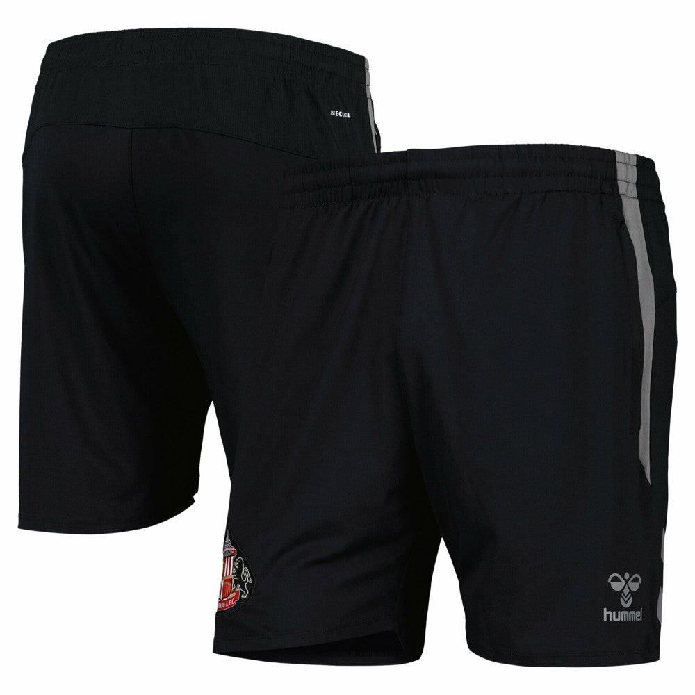 Sunderland Hummel Training Woven Shorts - Black cheap